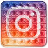 Fidget Pop IT - Instagram Logo - 12x12cm - Fidget pop-it speelgoed