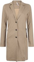 Zoso Blazer Madeline Printed Blazer 221 Sand/black Dames Maat - XL