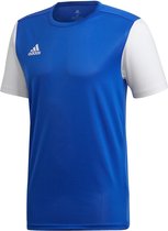 adidas Estro 19  Sportshirt - Maat S  - Mannen - blauw/wit