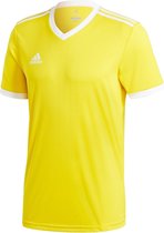 adidas Tabela 18 SS Jersey Teamshirt Heren Sportshirt - Maat XL  - Mannen - geel/wit