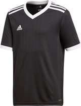 Adidas Tabela 18 Shirt Korte Mouw Kinderen - Zwart | Maat: