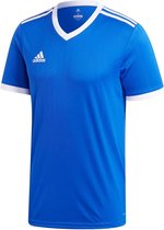 adidas Tabela 18 SS Jersey Teamshirt Heren  Sportshirt - Maat L  - Mannen - blauw/wit