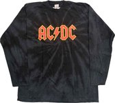 AC/DC Longsleeve shirt -L- Logo Zwart