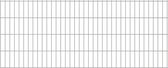 Decoways - Dubbelstaafmatten 2,008x0,83 m 36 m (totale lengte) zilverkleur