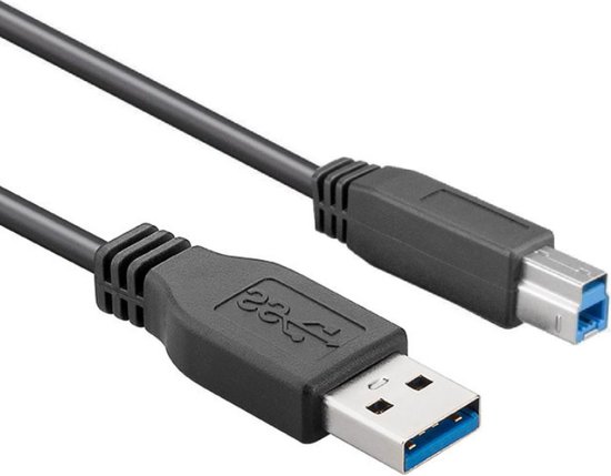 Goobay USB naar USB-B kabel - USB3.0 - 1 meter | bol.com