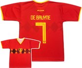 Voetbalshirt - België - De Bruyne - Rood - Volwassenen - Medium