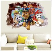 Muursticker PAW Patrol - Kinderkamer - Jongenskamer - Muurdecoratie - Wandsticker - Sticker Voor Kinderen 50×70CM 3