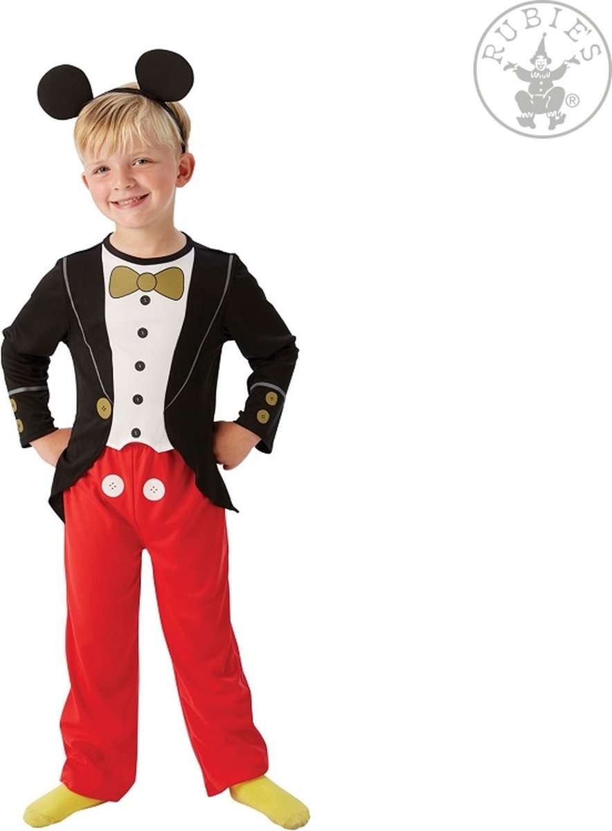Hoofd Ruïneren Agressief Disney Mickey Mouse Tuxedo - Kostuum Kind - Maat 116/122 - Carnavalskleding  | bol.com