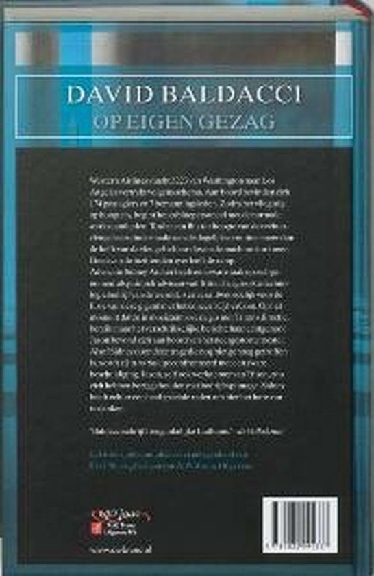 Op Eigen Gezag, David Baldacci 9789022994337 Boeken Op Eigen Gezag, David Baldacci 9789022994337 Boeken