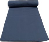 Samarali Yoga mat Katoen - Denim Blauw - Meditatiemat - Pilates mat - 200x65 CM - 100% Biologisch