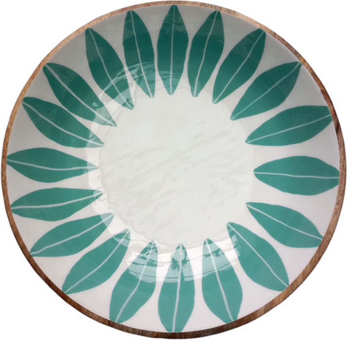 Floz Design saladeschaal - fruitschaal - houten schaal - 30 cm