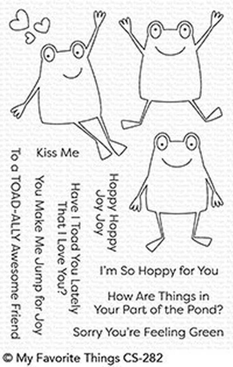 Toad-ally Awesome Clear Stamps (CS-282)