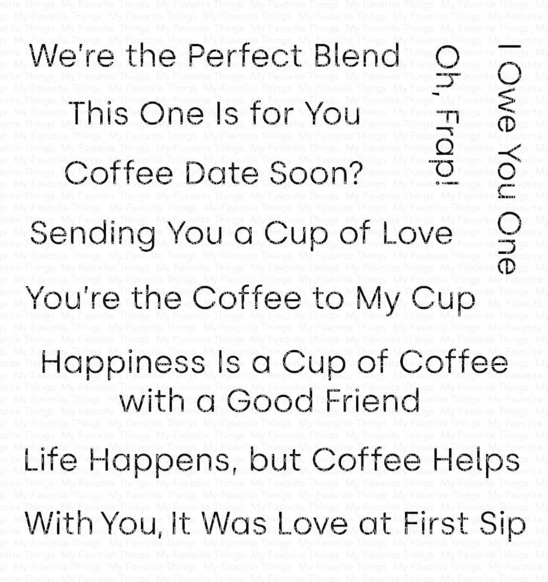Cup of Love Clear Stamps (CS-416)