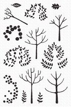 Modern Trees Clear Stamps (CS-518)