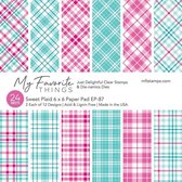 Sweet Plaid 6x6 Inch Paper Pack (EP-87)