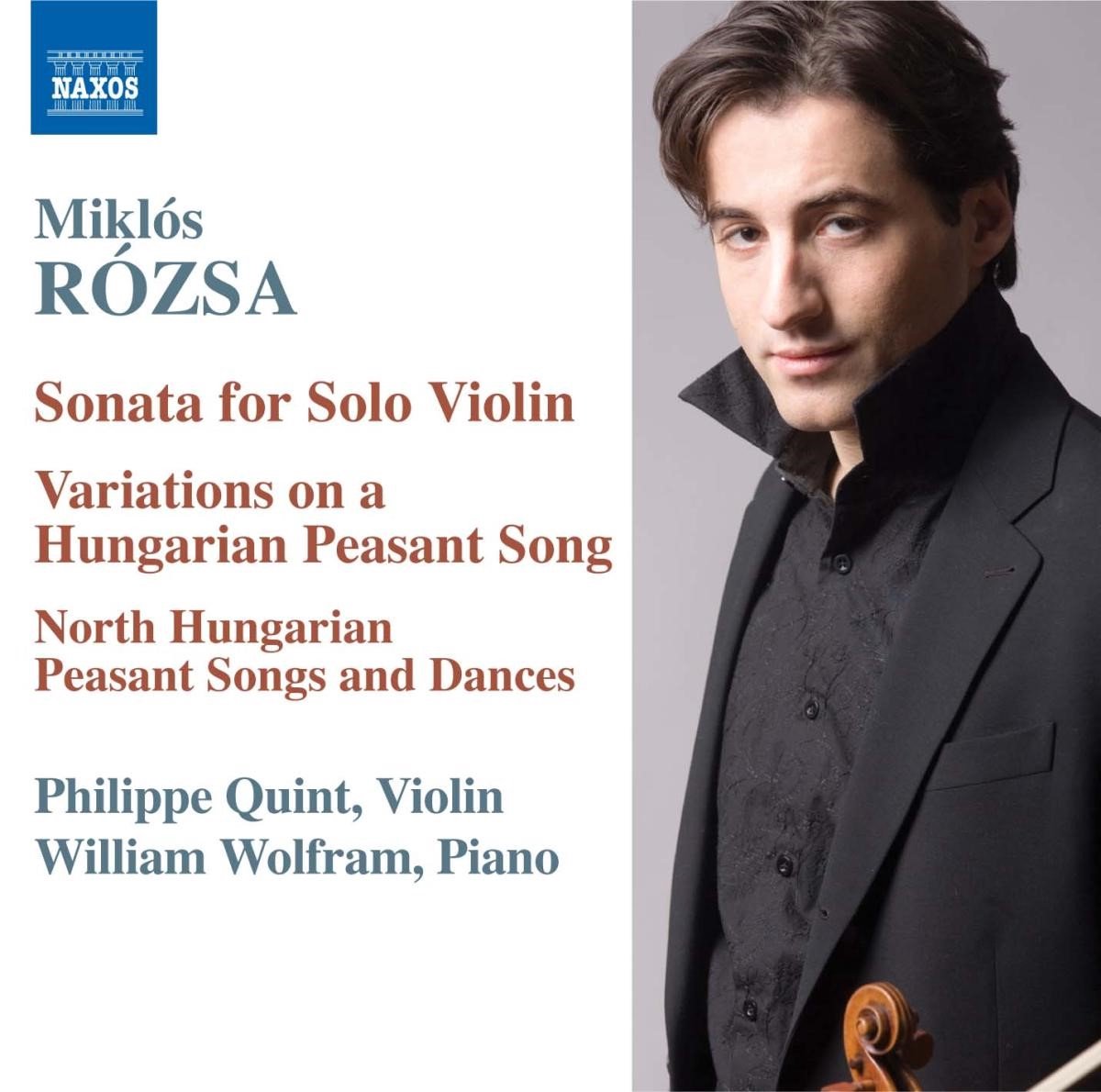 Philippe Quint & William Wolfram - Rózsa: Sonata For Solo Violin (CD)