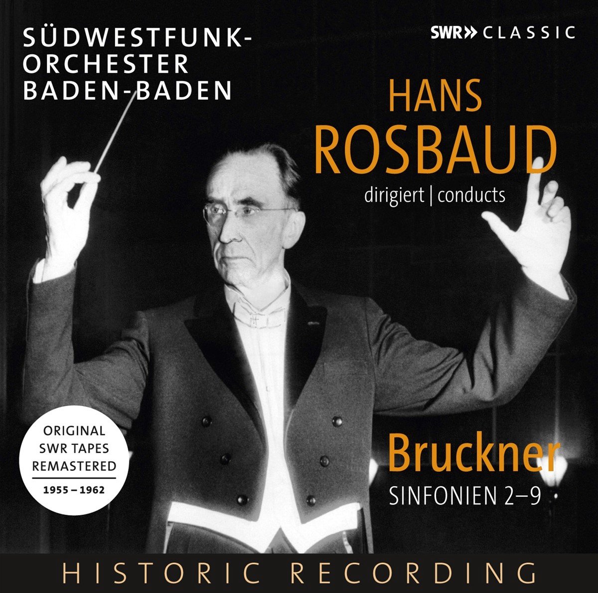 Hans Rosbaud - SWF Sinfonie-Orchester Baden-Baden - Sinfonien 2 - 9 (CD)