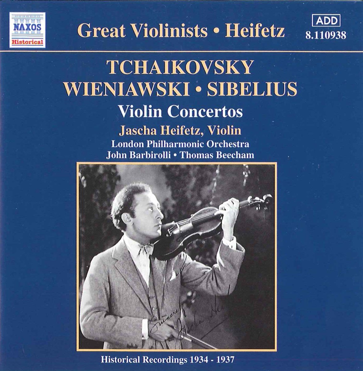 Jascha Heifetz - Violin Concertos (CD)