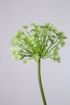 Kunstbloem - Queen Ann - topkwaliteit decoratie - 2 stuks - zijden bloem - Wit - 83 cm hoog