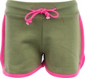 Stones And Bones Meisjes Short Pauline Khaki + Fuchsia - 152
