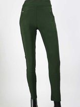 Dames tregging Isabella XL/XXL - Army Green - Luxe & Comfort - Hoge Taille