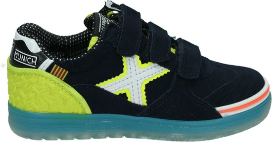 Munich jongens sneaker - Blauw - Maat 27 | bol.com