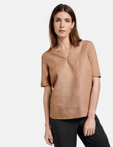 GERRY WEBER Dames Shirt van linnen en viscose