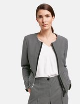 GERRY WEBER Dames Blazer met blokmotief