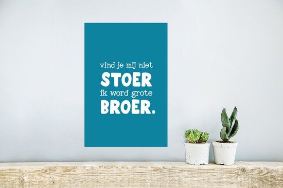 Affiche Frères - Grand frère - Je vais être grand frère - 20x30 cm