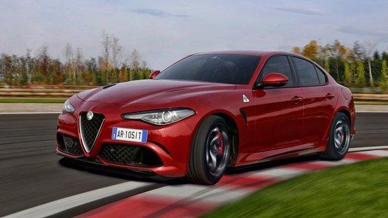 Tapis de voiture en caoutchouc Tapis de voiture Alfa Romeo Giulia - Année de construction : 2016 - 2022 - Ajustement d'origine - 4 pièces