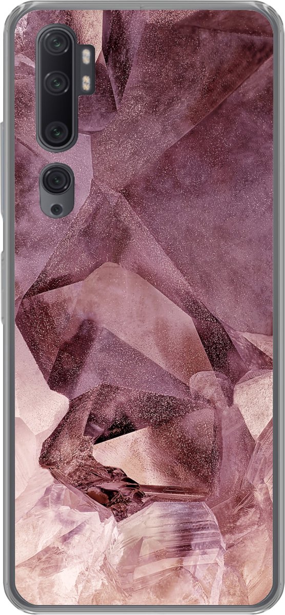 Geschikt voor Xiaomi Mi Note 10 hoesje - Kristallen - Natuurstenen - Edelstenen en mineralen - Siliconen Telefoonhoesje