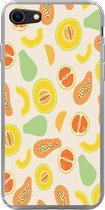 Geschikt voor iPhone 7 hoesje - Fruit - Patronen - Meloen - Siliconen Telefoonhoesje