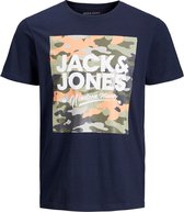 Jack & Jones T-shirt Pete Navy (Maat: 4XL)