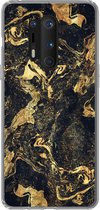 OnePlus 8 Pro - Marbre - Luxe - Or - Siliconen