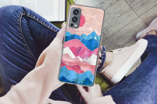 OnePlus Nord 2 5G - Pride - Transgenre - Marbre - Coque en Siliconen