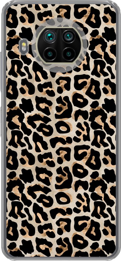 Coque Xiaomi Mi 10T Lite 5G - Imprimé Panthère - Marron - Luxe - Siliconen
