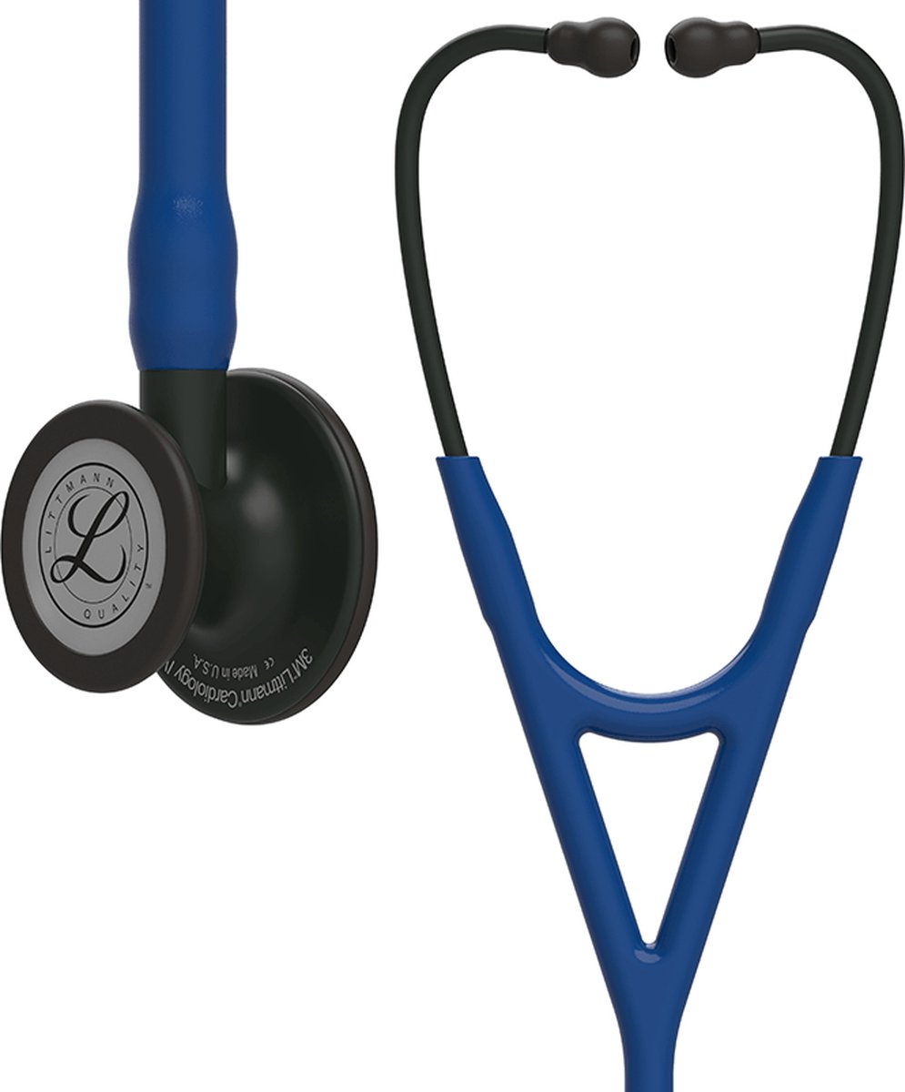 Littmann Cardiology IV Stethoscoop 6168 Marine Blauw Black Edition