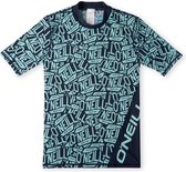 O'Neill - UV Zwemshirt voor jongens - Shortsleeve Skin - All Over Print - Blauw - maat 6 (126-133CM)