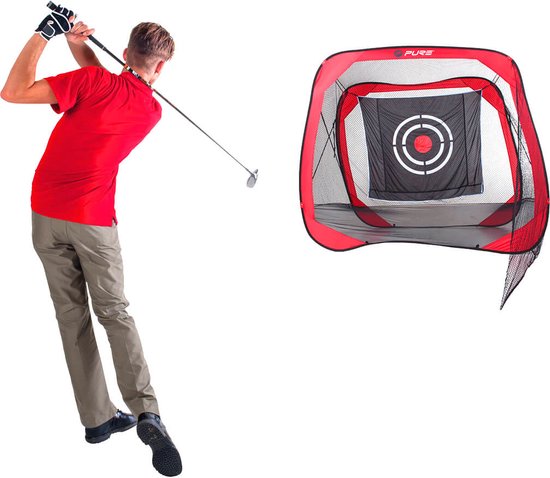 Pure 2 Improve SQ Quad Golf Pop-Up Oefennet 213 x 213 cm van Pure — afbeelding 2