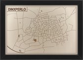 Houten stadskaart van Dinxperlo