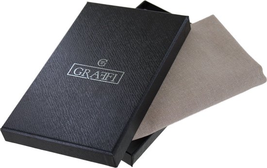 Bookcase hoesje pour iPhone 12 Pro Max - Graffi - Zwart uni - Cuir