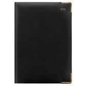 Letts of London A5 2022 Classic Week to View Diary with Appointments Black