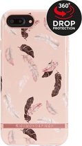 Richmond & Finch Hardcase Hoesje - Geschikt voor Apple iPhone 6s Plus - Feathers Rose Gold