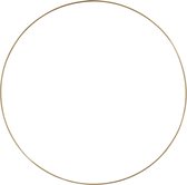 decor metal ring, gold, d. 60 cm Metalen ring goud decoratie