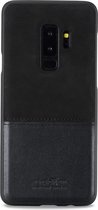 Samsung Galaxy S9 Plus, selected hoesje leder/suede, zwart