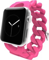 Case Mate Turnlock Strap Siliconen Bandje Geschikt voor Apple Watch SE (40mm) - Roze