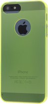 Apple iPhone 5S Hoesje - Puro - Crystal Serie - Hard Kunststof Backcover - Geel - Hoesje Geschikt Voor Apple iPhone 5S
