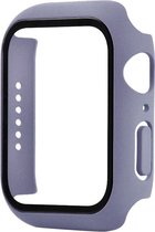 Apple Watch Series 5 (40mm) Hoesje - Mobigear - Color Serie - Hard Kunststof Hoesje - Paars - Hoesje Geschikt Voor Apple Watch Series 5 (40mm)
