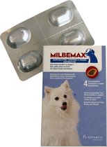 Elanco Milbemax Kauwtablet Kleine Hond - Anti wormenmiddel - 12 g 4 tab 1 Tot 5 Kg