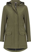 Atabe Dames Gevoerde Softshell Parka Olive